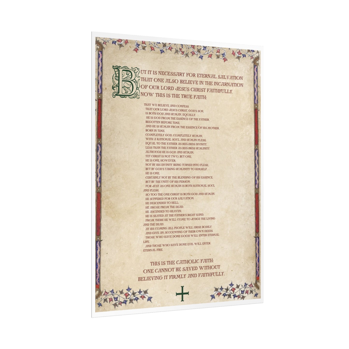 Poster - Athanasian Creed 2/2
