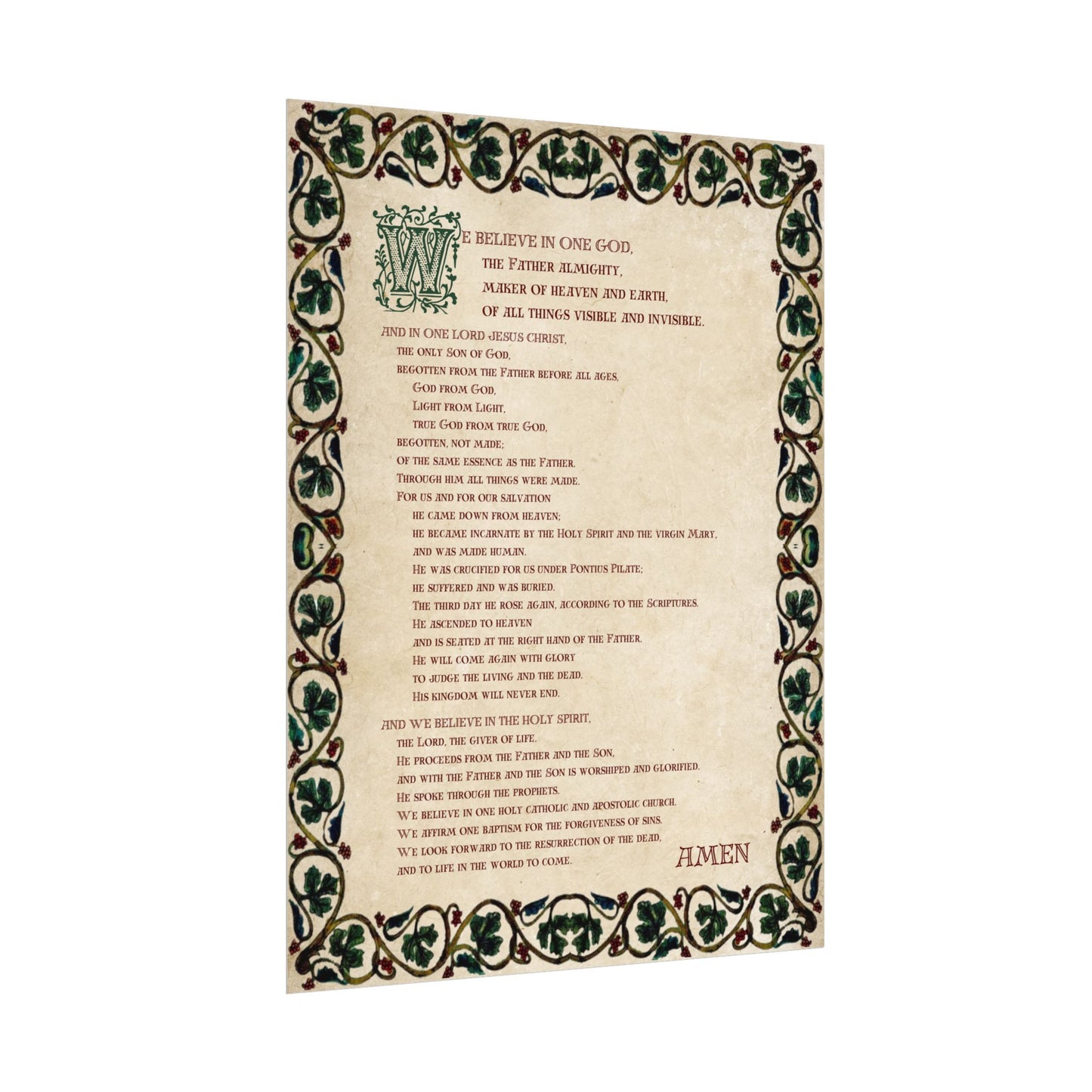 Poster - Nicene Creed