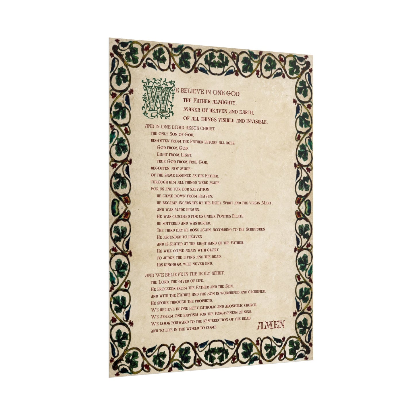 Poster - Nicene Creed