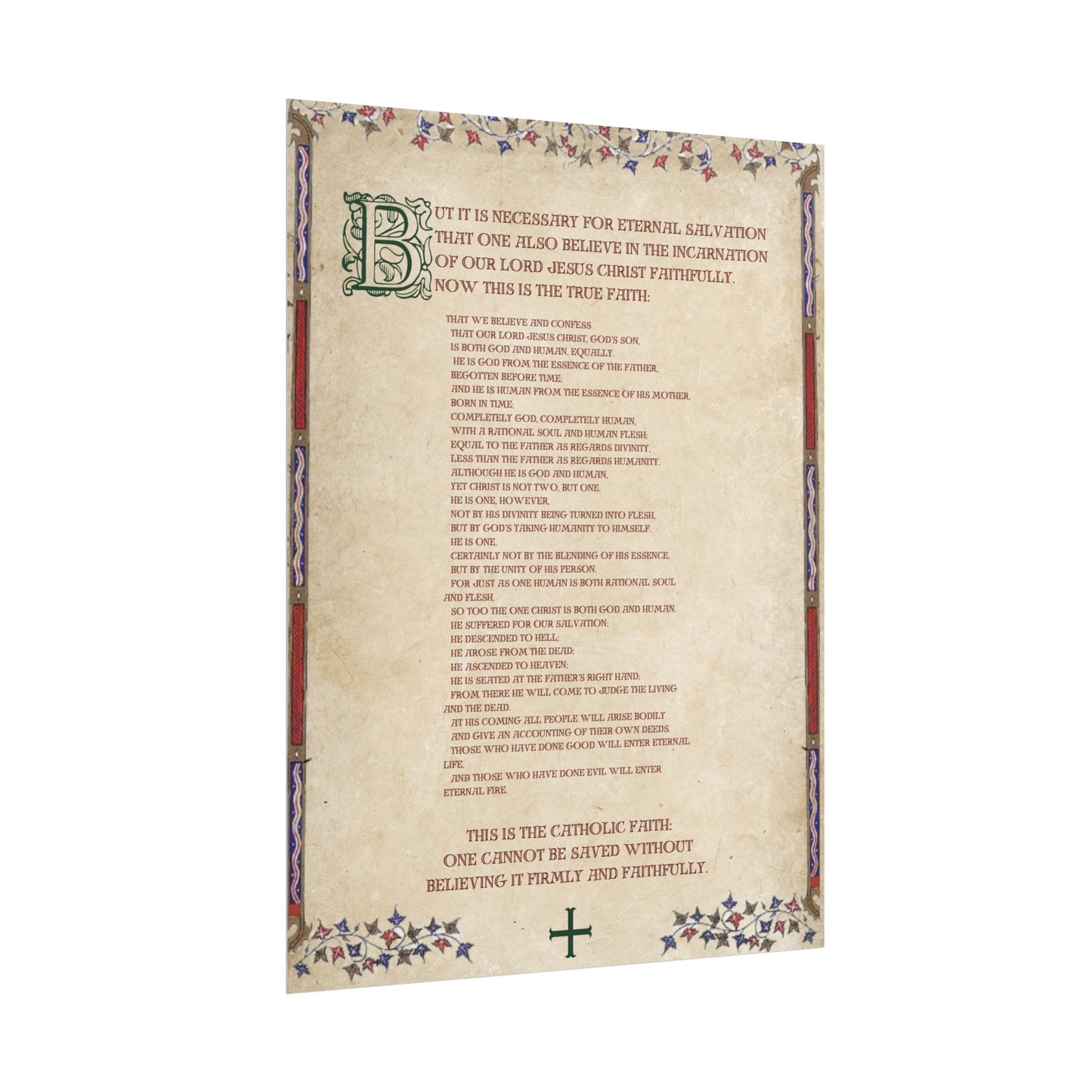 Poster - Athanasian Creed 2/2
