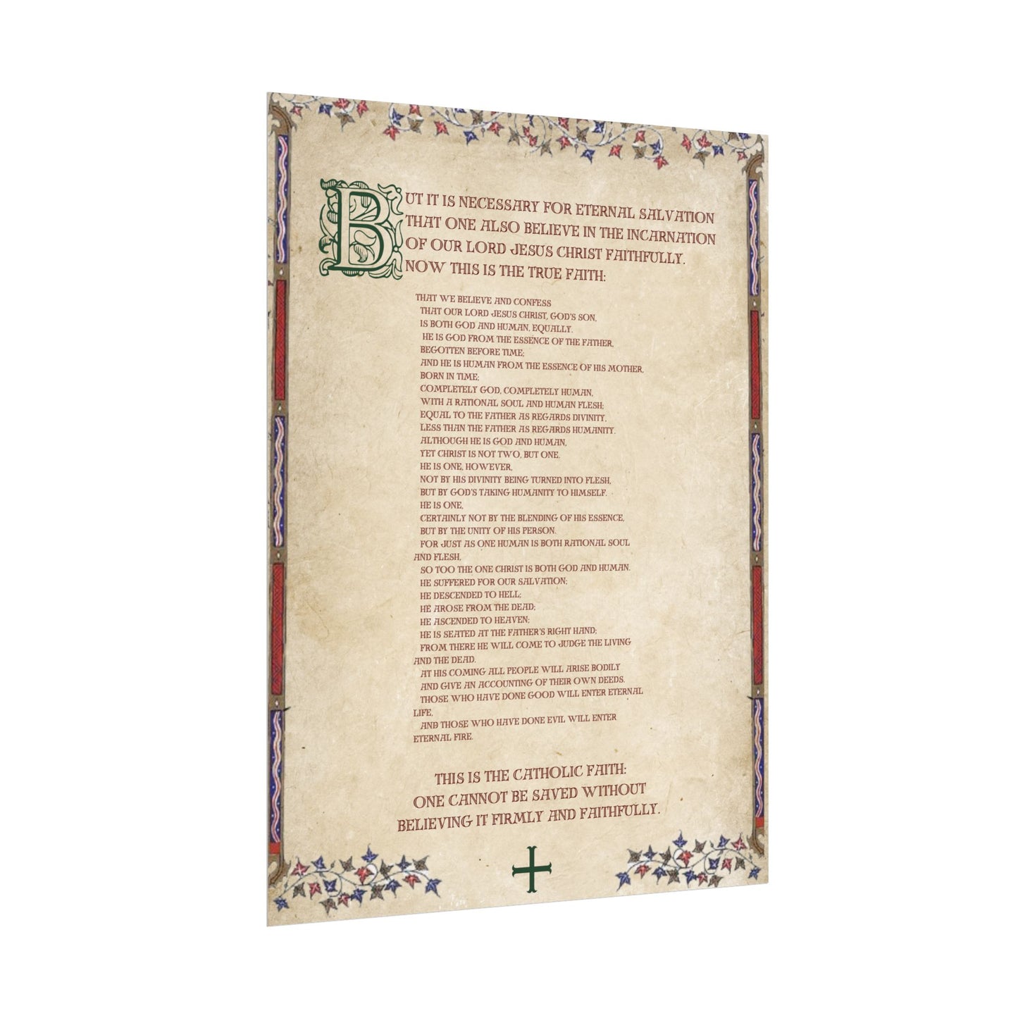 Poster - Athanasian Creed 2/2
