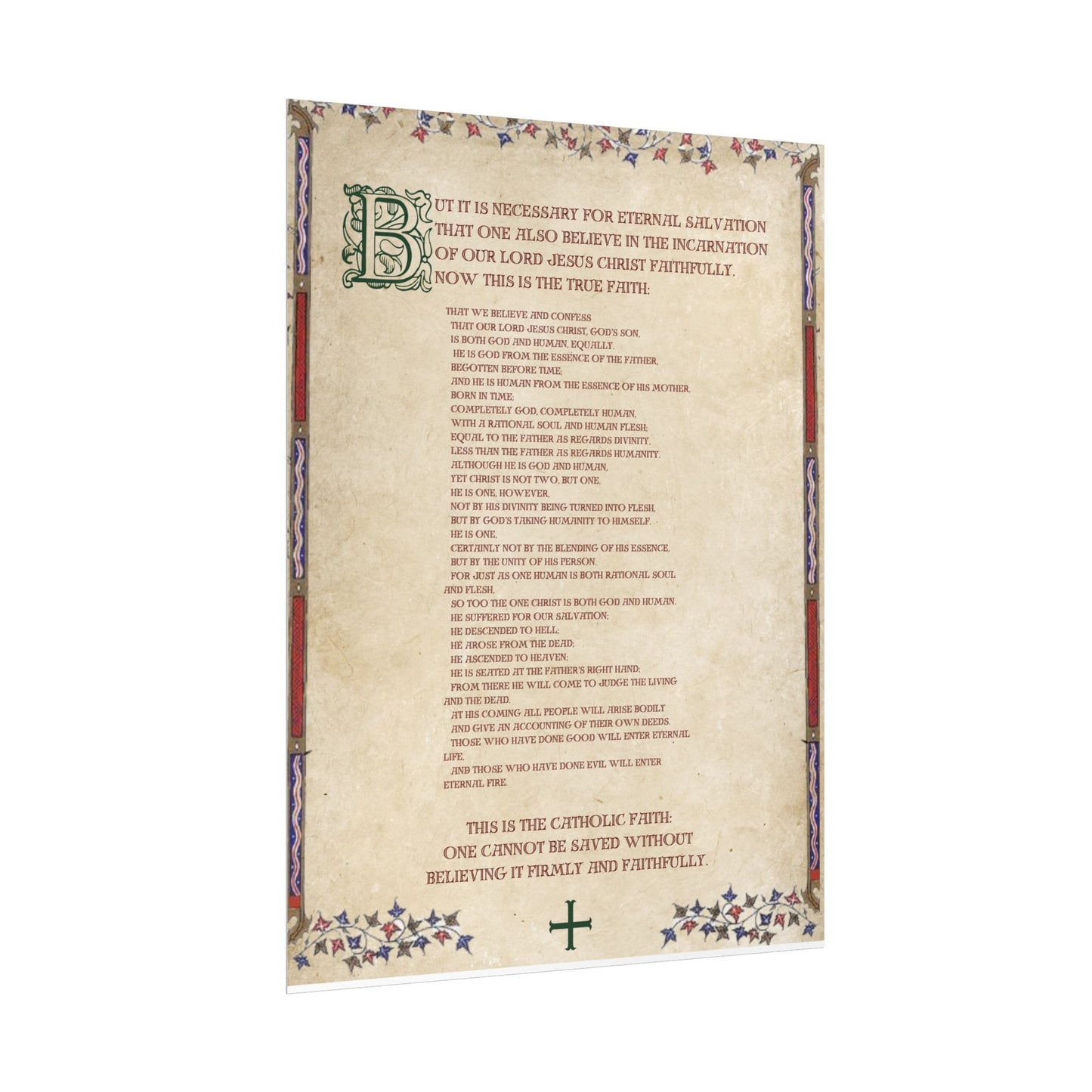 Poster - Athanasian Creed 2/2