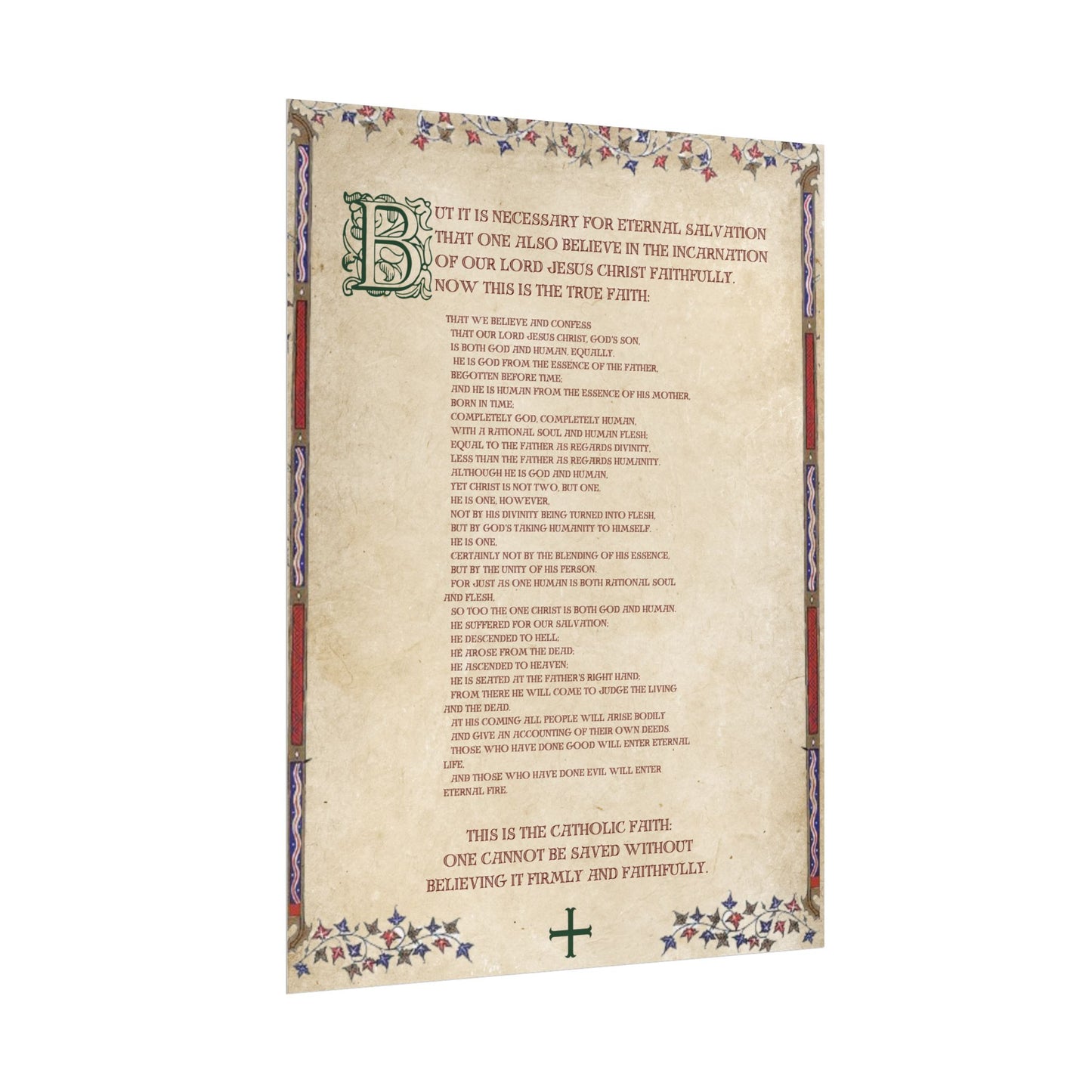 Poster - Athanasian Creed 2/2