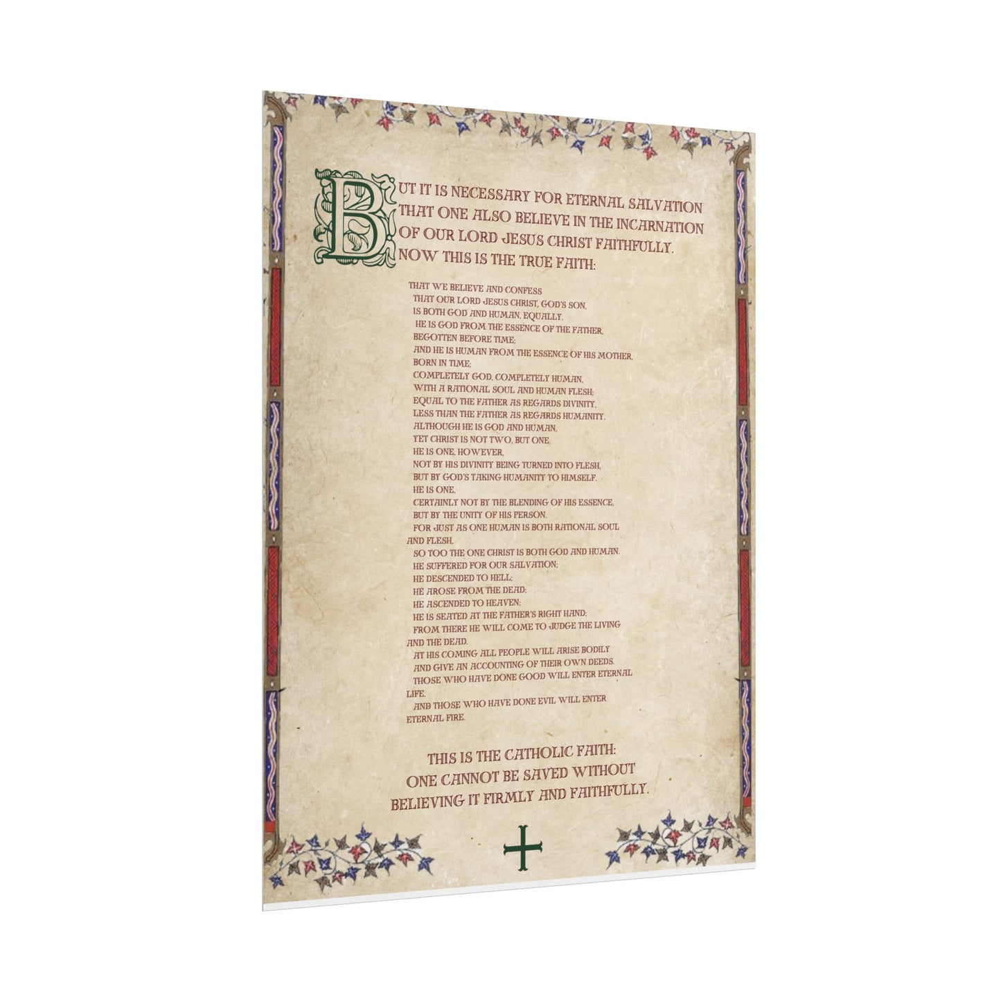 Poster - Athanasian Creed 2/2