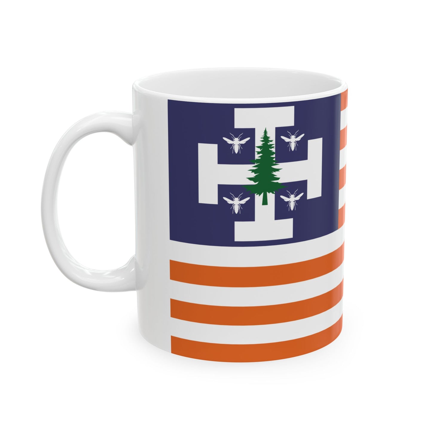 Cup (Ceramic Mug) - WASP American Flag