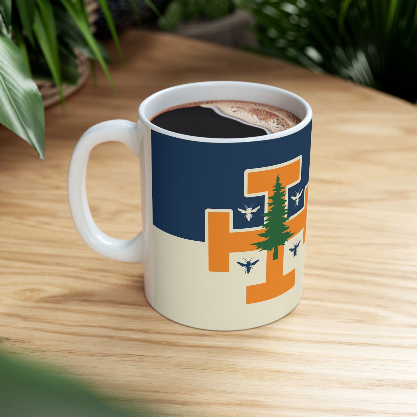 Cup (Ceramic Mug) - WASP Crusader Flag