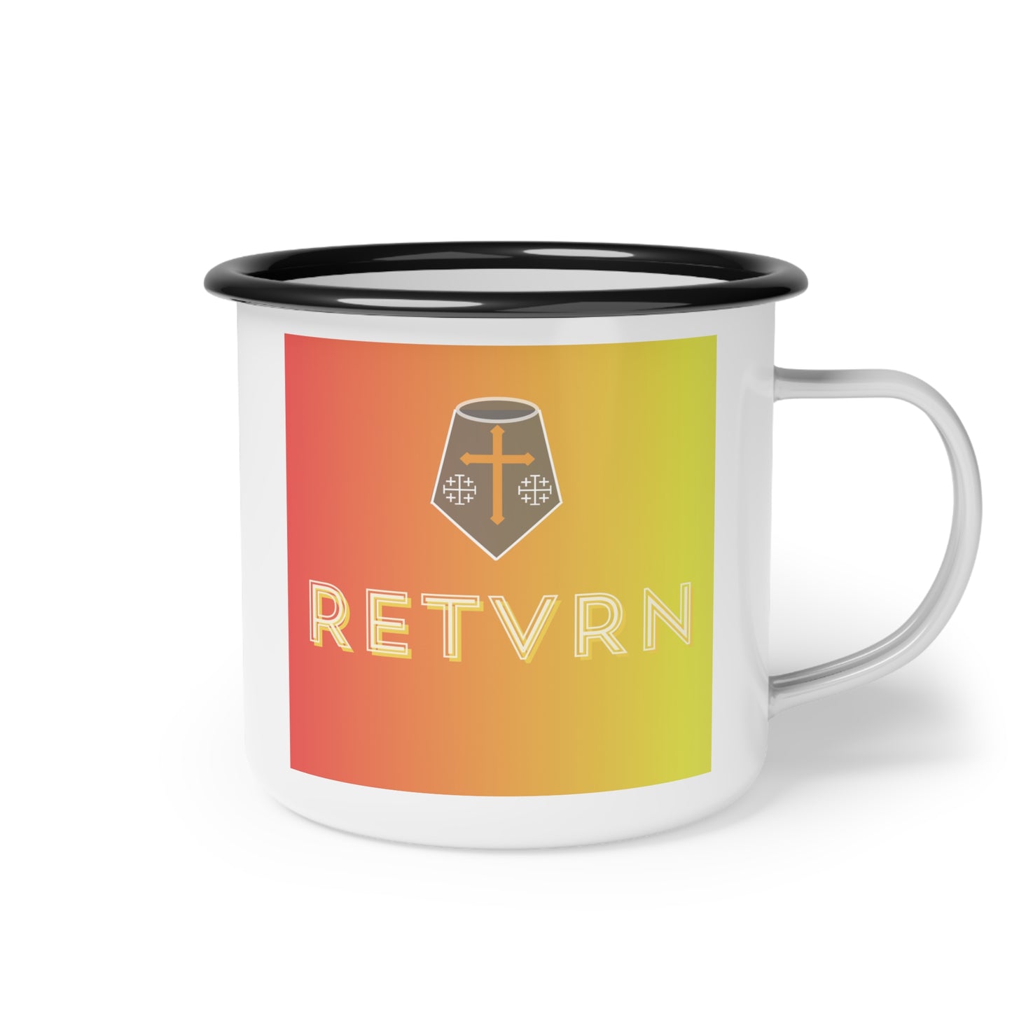 Cup (Enamel Mug) - WASP Crusader RETVRN