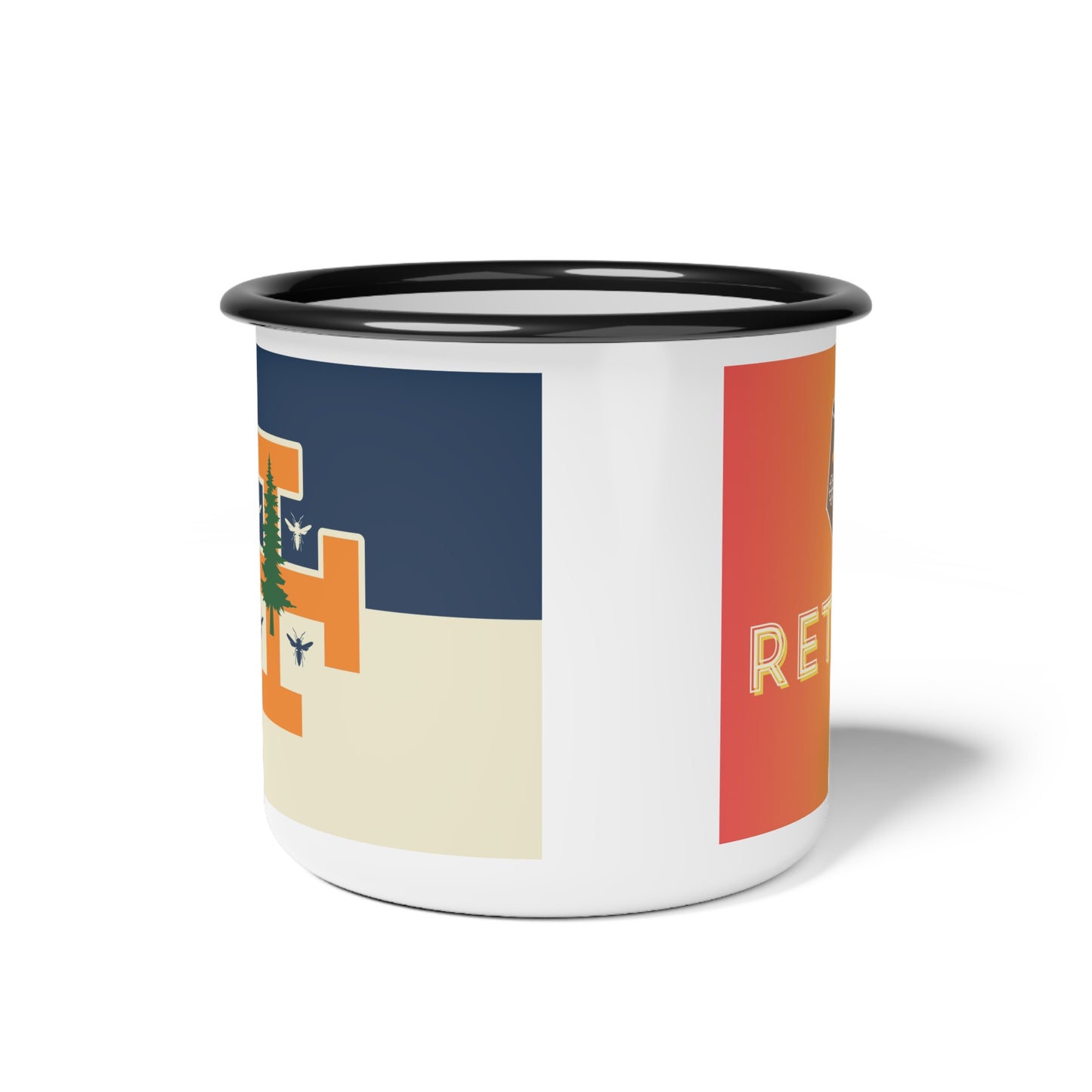 Cup (Enamel Mug) - WASP Crusader RETVRN