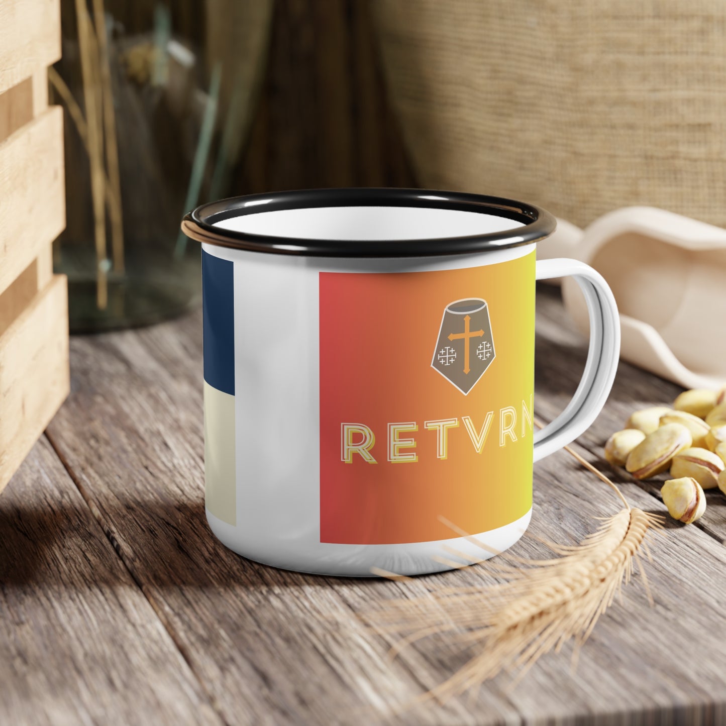 Cup (Enamel Mug) - WASP Crusader RETVRN