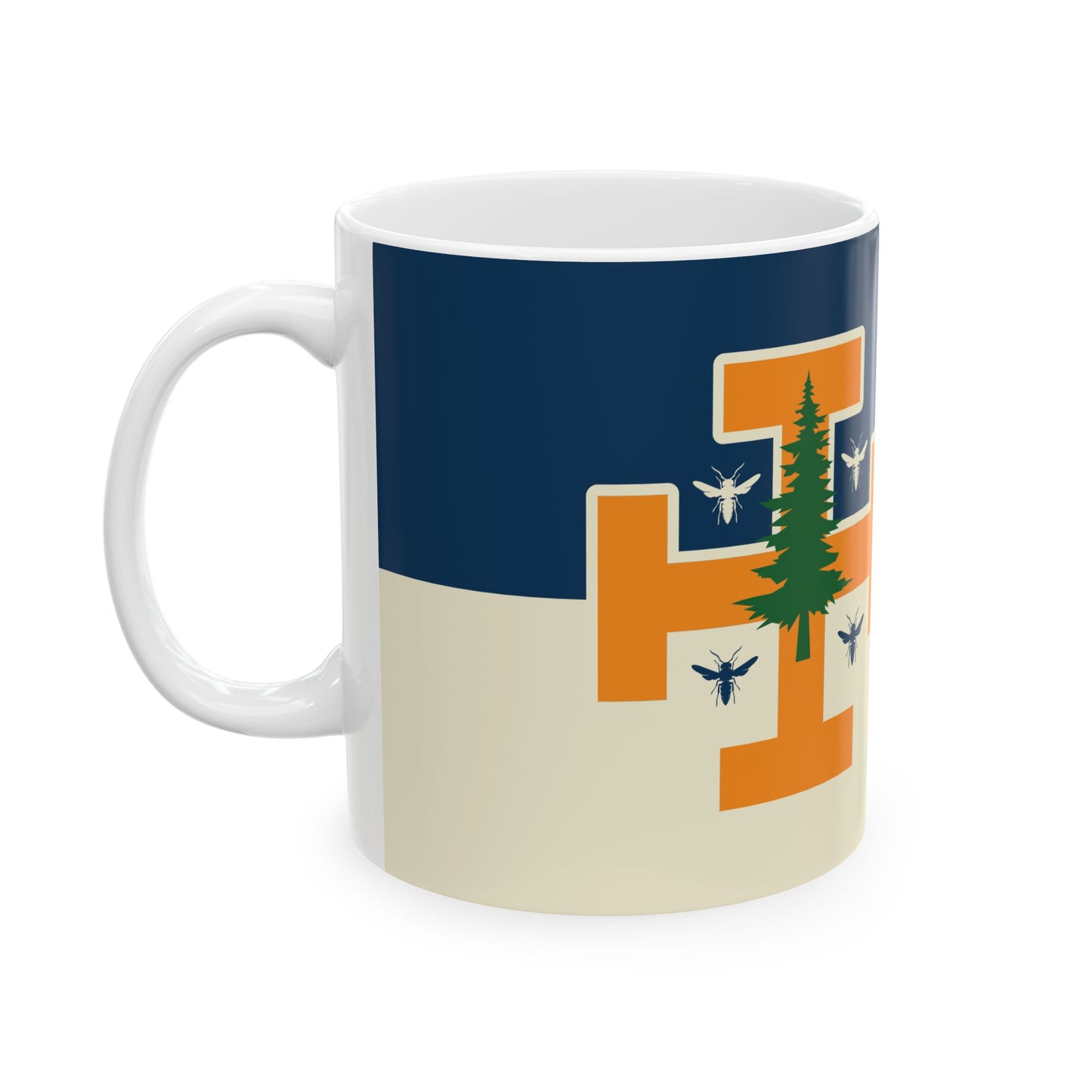 Cup (Ceramic Mug) - WASP Crusader Flag