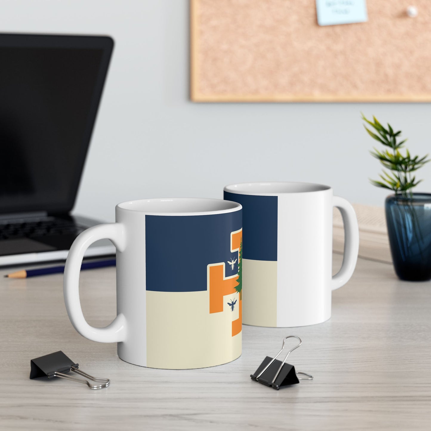 Cup (Ceramic Mug) - WASP Crusader Flag