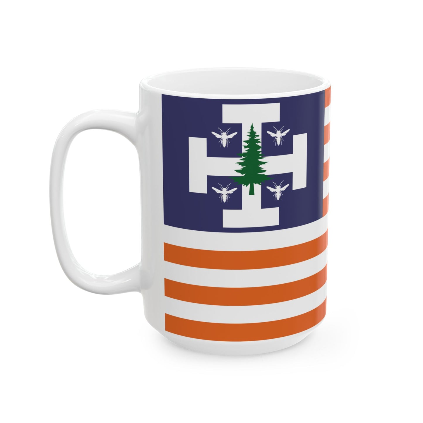Cup (Ceramic Mug) - WASP American Flag